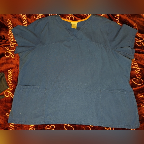 Scrubstar Other Scrubstar Royal Blue Scrub Top 3x Poshmark